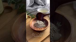 Use Bentonite Clay to detox hair and skin diy foryou shorts ayurveda [upl. by Nawk276]