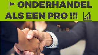 Hoe te Onderhandelen als een PRO Geheimen van MasterOnderhandelaar [upl. by Salina]