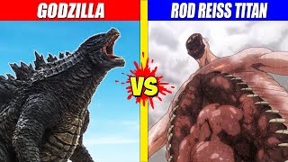 Godzilla vs Rod Reiss Titan  SPORE [upl. by Zerlina]