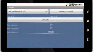 Dish Pointing Calculator Pro Landscape Mode [upl. by Wardieu]