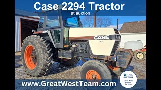 Case 2294 Tractor at Auction [upl. by Niehaus]