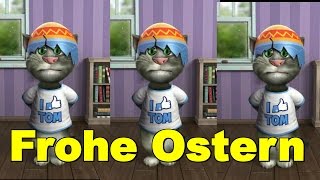 🐰 FROHE OSTERN Ostertage Osterhase Feiertage 🐰 Osternest Sprechender Kater Tom 2  Talking Cat [upl. by Urbain]