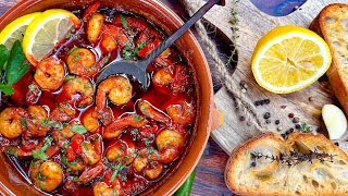 Gambas Pil Pil  Tapas in 10 Minuten  Westmünsterland BBQ [upl. by Yetah554]