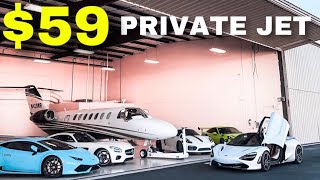 How To Book A Private Jet For 59 [upl. by Erikson996]