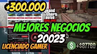 😲TOP 6 MEJORES NEGOCIOS para GANAR DINERO MILLONES en GTA 5 ONLINE 20023 [upl. by Ruder]