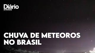 Chuva de meteoros é registrada em Santa Catarina [upl. by Ylevol]