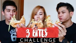 3 BITES CHALLENGE feat Shawn Lee amp Kevin Teoh [upl. by Eetnahs916]