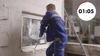 Fensterbefestigung mit geprüftem Einbruchschutz – Abstandsmontageschraube AMO® IV von Würth [upl. by Monroe]