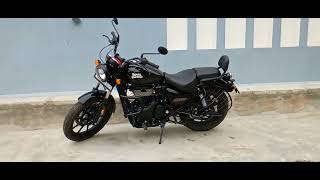 Royal Enfield meteor 350 fireball glossy black 2024 😍😍🥰🥰 [upl. by Brianne]