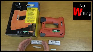 How to Load Up Staples and Brad Nails in Electric Tacwise 12v Staple Gun Stapler Tacker  Beginners [upl. by Namso920]