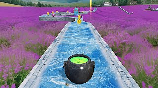 Sky Rolling Balls 3D Landscape Gameplay Android iOS Game 78 [upl. by Abdul]