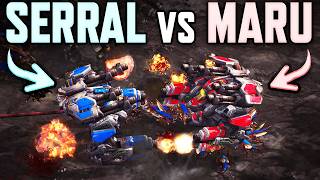 Serral fights for his life vs Marus Mech Terran StarCraft 2 [upl. by Saretta]