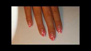 Pink dotticure nailart [upl. by Kalie]