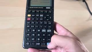 Casio CFX9950GB Plus color power graphic 64kb programmable calculator scientific [upl. by Haela564]