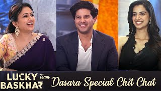 Dulquer Salman amp Meenakshi Chaudhary Fun Chit Chat With Suma  Lucky Baskhar  Manastars [upl. by Zingale]