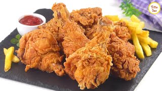 KFC style Fried Chicken Recipe by Tiffin Box  Kentucky Fried Chicken Spicy Crispy chicken fry [upl. by Vladamir419]