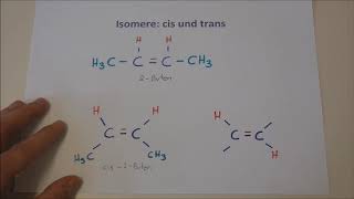 Nomenklatur der Alkene Teil I Stellung der Doppelbindung cis und trans bzw E und Z [upl. by Clotilda]