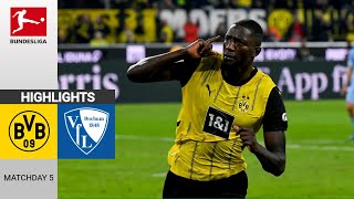 Borussia Dortmund  Bochum  42  Zusammenfassung  Bundesliga 202425 [upl. by Neva]