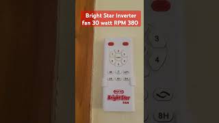 Inverter fan 30 watt RPM  Ac Dc fan 30 watt  solar inverter fan  bright Star Inverter fan 30 watt [upl. by Faina]