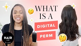 The New Digital Perm Trend Explained  Beauty School  Haircom [upl. by Notsua388]