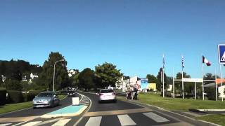 Driving On The D786 From ÉtablessurMer Through Binic To Plérin Brittany France 24th July 2012 [upl. by Anilahs726]