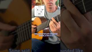 Verbatim on a classical guitar mother mother guitarchords guitartutorial fingerstyleguitar [upl. by Schinica]