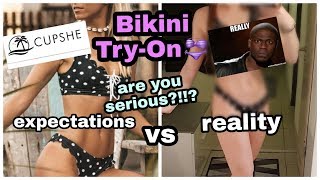 CUPSHE Bikini Try On WHAT [upl. by Ahsaf]