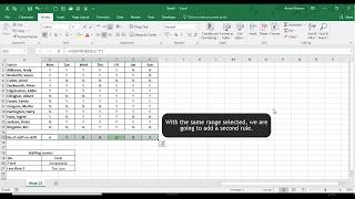 Monitoring Staffing Levels in a Excel Spreadsheet [upl. by Lanny]