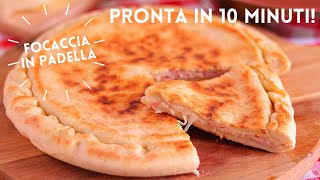 FOCACCIA RIPIENA ISTANTANEA Pronta in 10 minuti Ricetta di Lorenzo [upl. by Teerell]