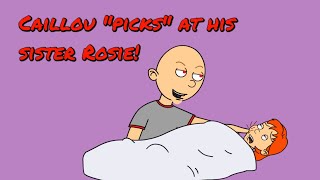 Caillou Picks At Rosie As Baby [upl. by Wershba534]