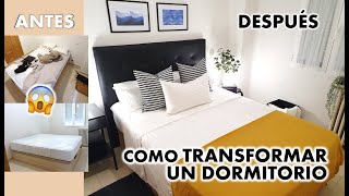 COMO TRANSFORMAR UN DORMITORIO PEQUEÑO [upl. by Atenaz]