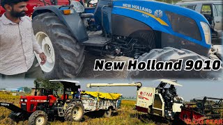 New Holland 9010  जीरी की कटाई का काम ख़त्म  Happy Diwali [upl. by Jolenta]