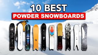 10 Best Powder Snowboards [upl. by Rolfe582]