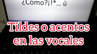 Cómo poner signos de puntuación en la computadora diéresis o crema en la computadora Aprender españo [upl. by Esya]