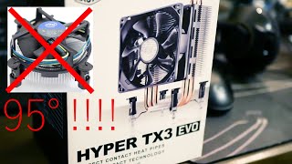 Hyper TX3 EVO saved my CPU from overheating 4690k [upl. by Basham914]