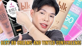 MY FAVORITE AFFORDABLE BB CREAM AND TINTED SUNSCREEN UNDER 500 PESOS OILY SKIN FRIENDLY [upl. by Pryce]