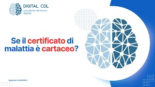 Certificato malattia cartaceo come gestirlo [upl. by Nance]