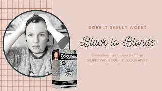 How Well Did It Work  Colourless Hair Colour Remover [upl. by Demetria644]