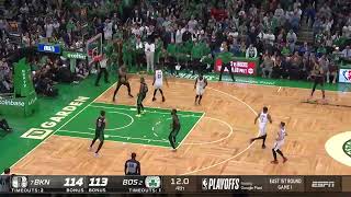 The LAST Minute of NetsCeltics Game 1 🔥 [upl. by Jayson]