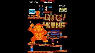 1981 60fps Crazy Kong Part II 520200pts [upl. by Melmon819]