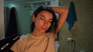 Relax with Her Hair Dryer Bathroom Experience ASMR [upl. by Atsylak737]