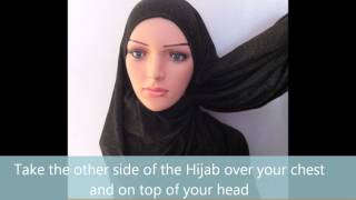 How to wear Khaleeji style Hijab [upl. by Valley]