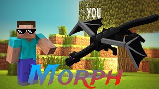 MORPH MOD  MINECRAFT TUTORIAL [upl. by Eryt282]