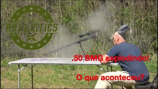 50 BMG do Kentucky Ballistics explodindo O que aconteceu [upl. by Gennifer949]