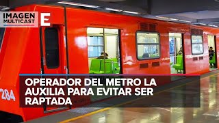 Jovencita sufre intentó de secuestro en Línea 8 del Metro [upl. by Heuser]