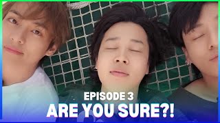 BTS V Taehyung Join Jimin and Jungkooks trip to Jeju Island  Are You Sure Episode 3 [upl. by Gent]