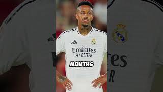 Éder Militão Suffers ACL Injury 😔realmadrid acl edermilitao football soccer [upl. by Berey]