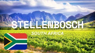 STELLENBOSCH SOUTH AFRICA JEWEL OF THE CAPE WINELANDS  Travel Guide And Things Do stellenbosch [upl. by Liatnahs876]