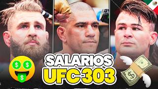 Salarios amp Bonificaciones del UFC 303💰💰💰  ¿Cuánto ganó PEREIRA tras BRUTAL KO sobre PROCHÁZKA [upl. by Juakn]