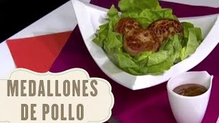 Receta Medallones de pollo en salsa de tamarindo [upl. by Ximenez]